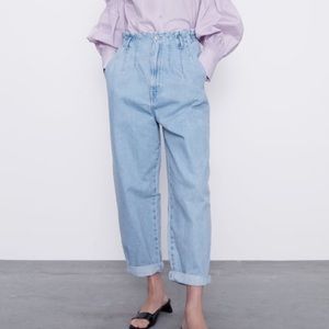 Zara paperbag jeans
